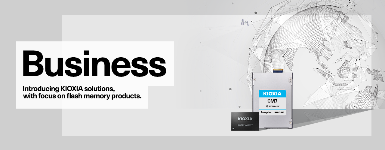 企业用户产品 介绍 KIOXIA 解决方案，重点介绍闪存产品。